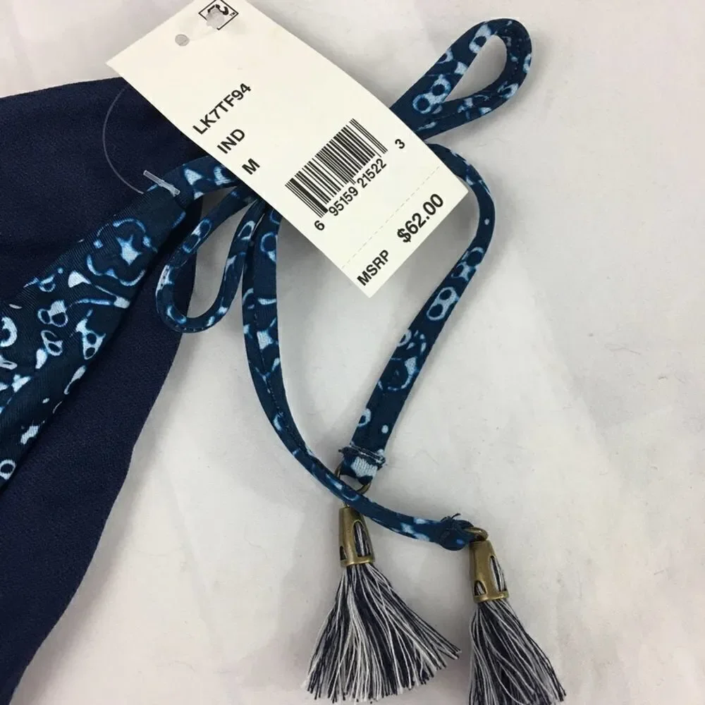 Lucky Brand Reversible Side Tie Bikini Bottom Size Medium